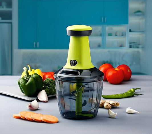 Manual Hand-Press Vegetable Chopper 1000ml