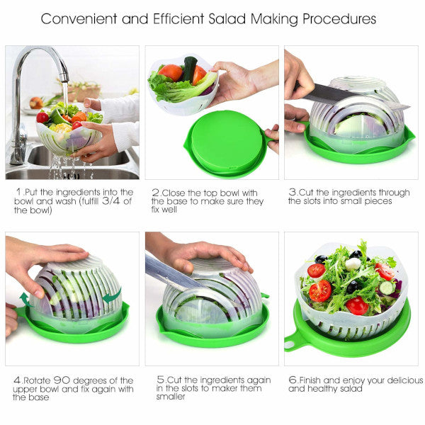 Salad Cutter Bowl