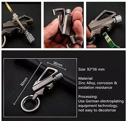 3 IN 1 KEYCHAIN LIGHTER