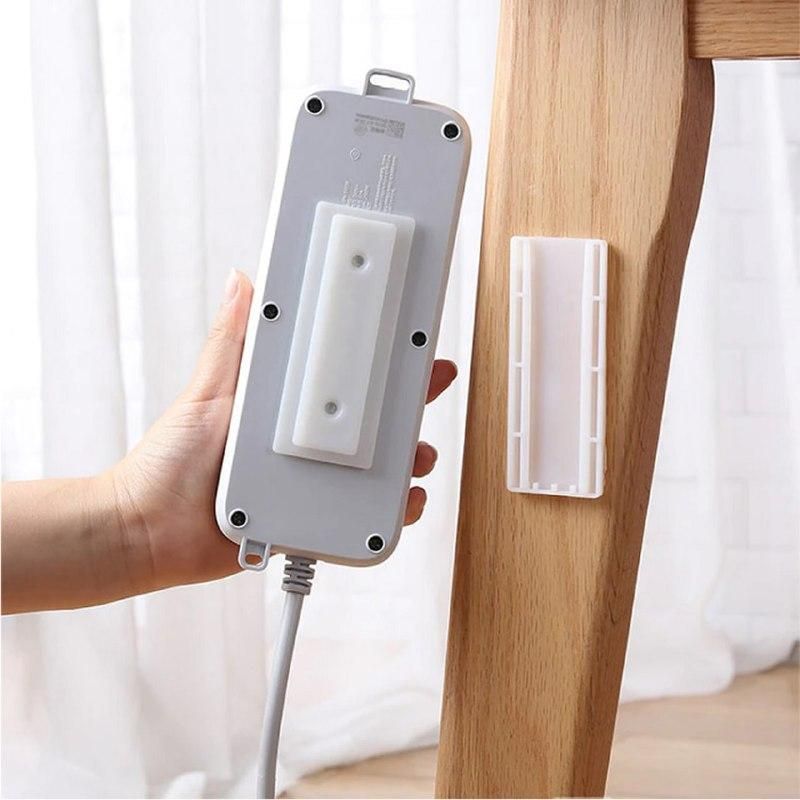 Self-Adhesive Plug Board Wall Patch Panel Wall Mount Cable Organiser