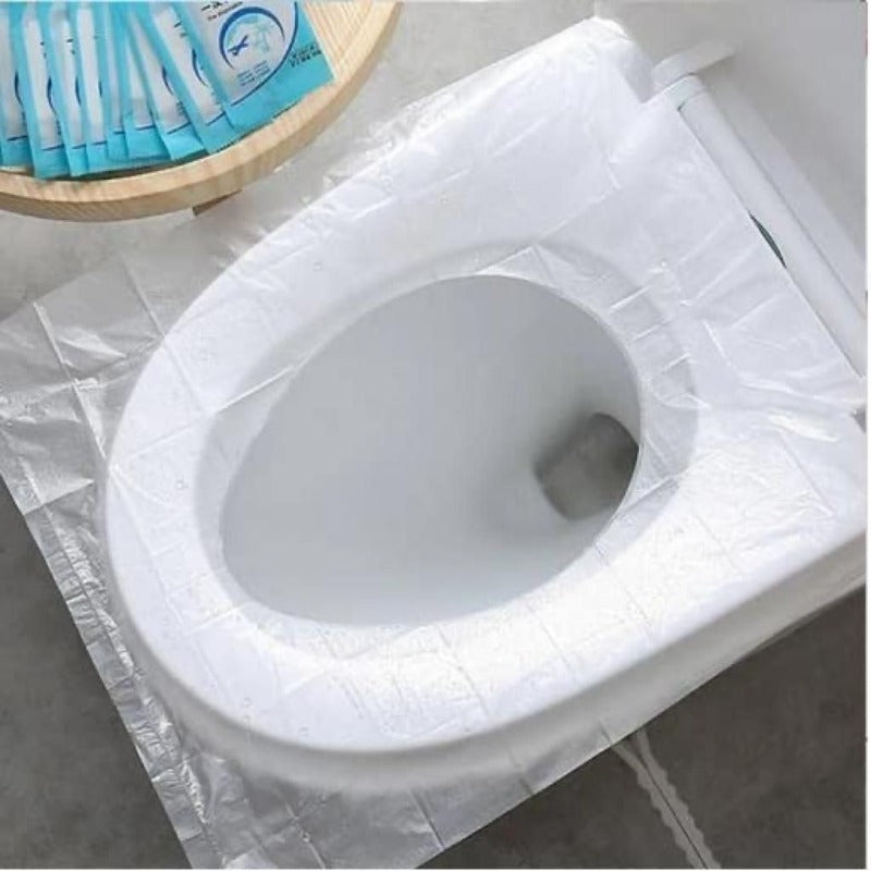 Disposable Waterproof Toilet Seat Covers (50Pcs)