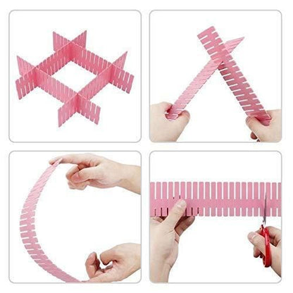 Adjustable Interlocking Drawer Clapboard Divider